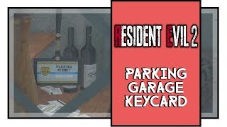 Resident Evil 2 Remake Parking Garage Keycard Location Claire Story [upl. by Dean618]