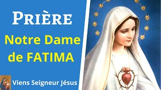 Prière à Notre Dame de Fatima Portugal  Prière à la Vierge Marie  Prière catholique chrétienne [upl. by Ellehcen]