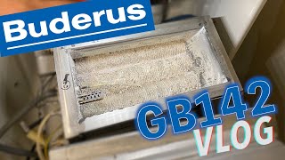 Buderus GB142 Boiler Plugged and Cracked Furnace  HVAC Vlog 7 [upl. by Atila]