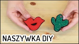 DIY naszywki na ubrania i broszki z filcu pomysł na modną biżuterię [upl. by Tdnerb]