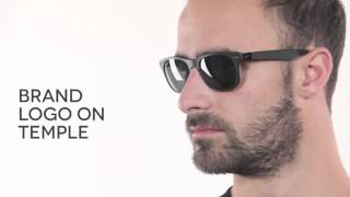 Ray Ban Tech RB4207 New Wayfarer Liteforce Polarized 601S9A Sunglasses Review  SmartBuyGlasses [upl. by Erdnad494]