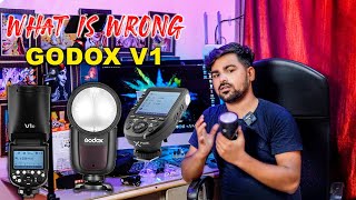 godox V1 flesh amp godox x pro trigger review  godox flesh light benifits  In Hindi [upl. by Namrej]