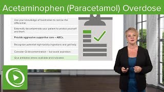 Acetaminophen Paracetamol Overdose – Emergency Medicine  Lecturio [upl. by Templer]