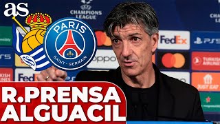 Rueda de prensa de Alguacil Mbappé Luis Enrique PSG [upl. by Einohpets950]