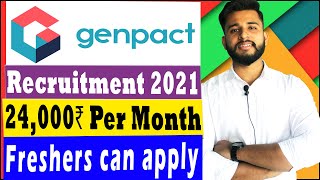 Genpact Recruitment 2020  Job For Freshers  Genpact Careers  BBA Job  Process Associate Job [upl. by Uria]