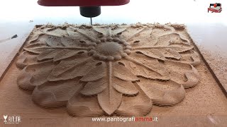 Bassorilievo su legno mdf con pantografo cnc NARDO AMMA [upl. by Canute153]