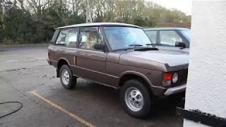 46 V8 Range Rover Classic Two Door Road Test [upl. by Akitnahs]