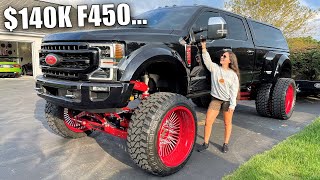 How WHISTLIN DIESEL Made Me Buy This 140000 ANY LEVEL F450 Full Truck Tour [upl. by Avron]