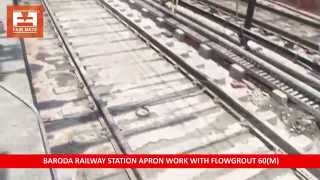 RAILWAY APRON WORK  FLOWGROUT 60M [upl. by Ayatnahs]