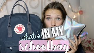 WHATS IN MY SCHOOLBAG 2017 ♥︎ Jackie Alice deutsch [upl. by Wooster797]