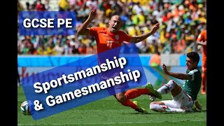 Sportsmanship and Gamesmanship  GCSE PE  Ethical issues  Deviance [upl. by Eirok]