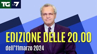 Edizione delle ore 2000 del 11032024 [upl. by Hettie]