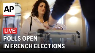 France elections 2024 LIVE Polls open in pivotal runoff vote [upl. by Lovich]