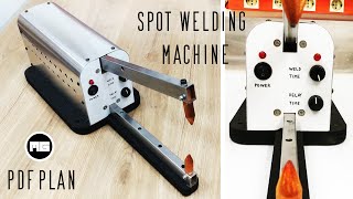 Homemade Spot Welding Machine  DIY Project [upl. by Johiah]