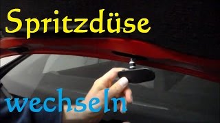 Spritzdüsen wechseln Seat Ibiza  Waschdüse Scheibenwaschdüse Seat ersetzen austauschen [upl. by Aniaj]