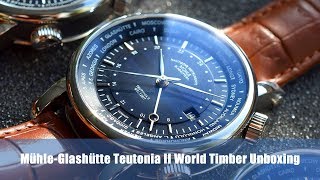 Mühle Glashütte Teutonia II World Timer [upl. by Conan90]