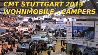 CMT Messe Stuttgart  Neue Wohnmobile  New campers [upl. by Halie]