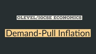 Demand Pull Inflation  Explained In Detail [upl. by Gilles]