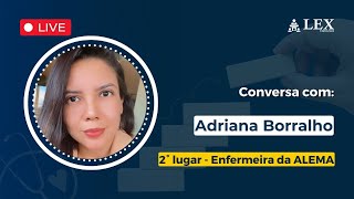 Conversa da Aprovação Adriana Borralho Enfermeira da ALEMA [upl. by Wyon]