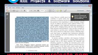 Control of PMSG Based Wind Turbines for System Inertial Response and Power Oscillation Damping [upl. by Britt]