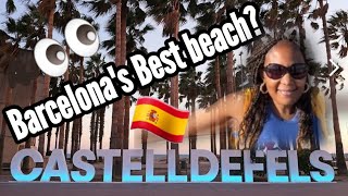 Barcelona Castelldefels beach walk [upl. by Nida]