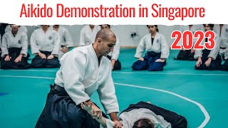 Aikido Demonstration in Singapore with Leonardo Sodre  2023  Aikido Shinjukai [upl. by Trub508]