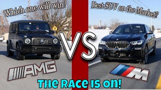 POWER VS PERFORMANCE BMW X6M vs Mercedes Amg G63 [upl. by Orat9]