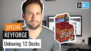 Keyforge Display Unboxing 12 Decks  Ist das Killerdeck dabei [upl. by Manuela]