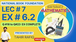 Ex 62 Class 11 Math NBF  Ch 6 National Book Foundation  fbise2024 [upl. by Darrill]