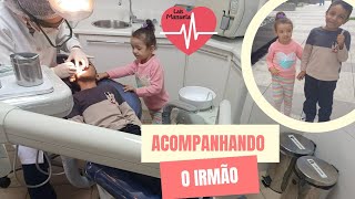 IDA AO DENTISTA COM COM IRMÃO ENZO [upl. by Ahon]