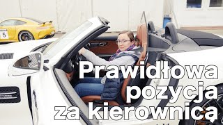 Prawidłowa pozycja za kierownicą  Correct driving position ENG SUBS  Jest Pięknie za kierownicą [upl. by Cadmar]