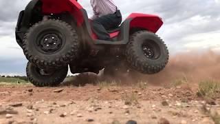 Vid 105  ROLLOVER SAVE 2016 Honda Rancher 4x4 DCT EPS [upl. by Baptiste573]