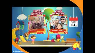 Kushi TV Birthday Wishes  December 4th 2024 Birthday Wishes Video  04122024 [upl. by Aras]