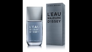 Issey Miyake LEau Majeure dIssey for men 2017 [upl. by Aicilif99]