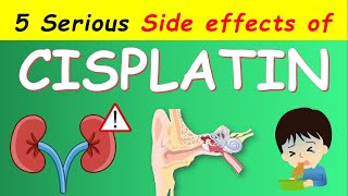 Cisplatin in Chemotherapy  Important Side Effects  How to manage them [upl. by Anwat]