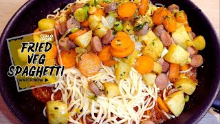 Special Spaghetti Recipe  Fried Veg Spaghetti  Quick amp Delicious Recipe [upl. by Valtin]