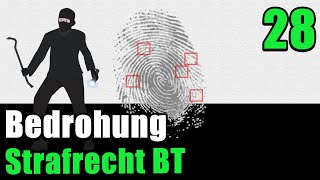 Die Bedrohung § 241 StGB  Strafrecht BT 28 [upl. by Neehsar]