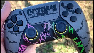 Batman vs Joker PS5 controller build Custom PS5 controller [upl. by Ahtnicaj]