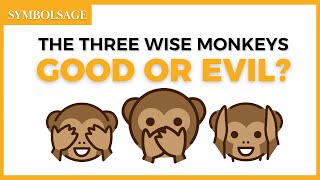 The Three Wise Monkeys and Its Paradoxical Symbolism  SymbolSage [upl. by Sneed]