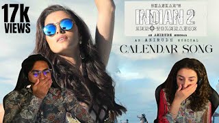 Indian 2  Calendar Song Lyric Video  French amp Indian React [upl. by Amahcen]