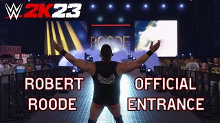 WWE 2K23 Robert Roode Full Official Entrance [upl. by Namwob708]