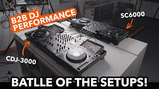 Battle of the flagships  CDJ3000 vs SC6000 B2B DJ Mix [upl. by Uranie]