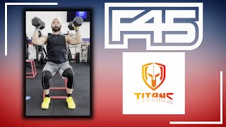 F45 TRAINING VLOG Titans  Strength [upl. by Gnuy]