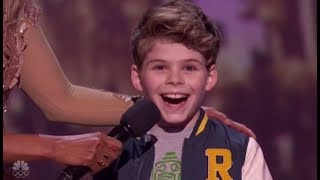 Merrick Hanna 12YearOld Boy Dancer Turns Into a ROBOT On LIVE AGT Stage [upl. by Pirozzo311]