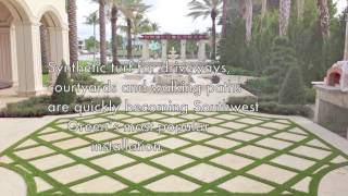 Paver Strips for Driveways and Courtyards  Artificial Grass in Miami [upl. by Kannry]