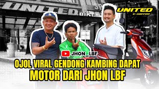 OJOL VIRAL GENDONG KAMBING DAPAT MOTOR DARI JHON LBF [upl. by Llehcim]