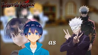 🇬🇧🇺🇸🇧🇷🇷🇺 JJK  Shikimoris not just a cutie react to Izumi as Satoru Gojo  gacha react [upl. by Tyree11]