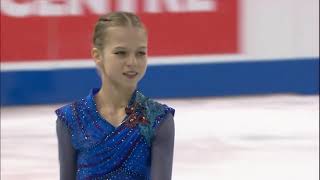 Alexandra Trusova  Free Program  Skate Canada 2019 [upl. by Ecinahs]