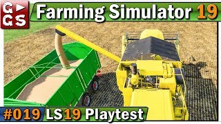 LS19 PLAYTEST 🚜 SOJA Ernte 19 LANDWIRTSCHAFTS SIMULATOR 19 [upl. by Nauj]