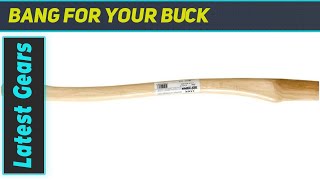 True Temper 2020900 Best Replacement Boys Axe Hardwood Handle [upl. by Ahsataj]